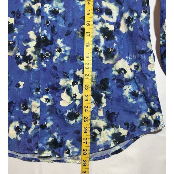 Robert Graham Shirt Mens Floral Cotton Size Medium Button Multicolor Classic Fit - Picture 8 of 14